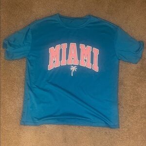 SHEIN Vibrant Blue Tee